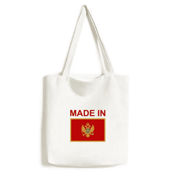 Montenegro Country Love Tote Canvas Bag Shopping Satchel Casual Handbag
