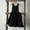 Black, variant on BRGZLK Girls Summer Cotton Linen Dresses Trendy Solid Color Back Button Up Suspender Casual Sundress with Pockets Blue 9-10 Years