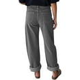 thumbnail image 3 of CUKOLSXA Barrel Pants Women Wide Leg Lounge Palazzo Harem Corduroy Pants Casual Trousers with Pockets, Gray, 3 of 7