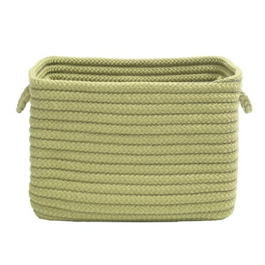 Colonial Mills Modern Farmhouse Home Basket - Pistachio 16"x8"x10"