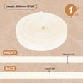 thumbnail image 2 of Corsé de satén beige ajustable de 137,8 pulgadas para mujer, ideal para vestidos de novia. Se puede reemplazar con cremallera o botones., 2 of 6
