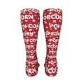 thumbnail image 6 of KLL Popcorn2 Print Cool Socks Men's Women's Crew Socks Funny Crazy Novelty Stockings, 6 of 8