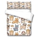 thumbnail image 1 of Injueey Juego de cama de 3 piezas, fundas de edredón con estampado de perro, fundas de almohada, artículos para el hogar para dormir para niños, Juegos de cama LYSHDW2109250012 XL Injueey HA012376-12, 1 of 6