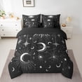 thumbnail image 2 of Feelyou Bohemian Stars Sun Twin Bedding Sets 7-Piece for Child, Tribal Galaxy Moon Bedding Comforter Set, Mystic Vintage Fashion Reversible Sheet Sets, Lightweight Room Decor, 2 of 8