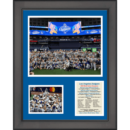 Framed Los Angeles Dodgers 2025 World Series Champions 11"x14" Baseball Three Photo Collage