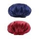 thumbnail image 1 of 2pcs Sombrero Gorro de Dormir con Capó Satinado Ajustable para Cabello Natural, 1 of 9