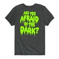thumbnail image 2 of Are You Afraid Of The Dark? - Afraid Front And Back - Toddler And Youth Short Sleeve Graphic T-Shirt, 2 of 4