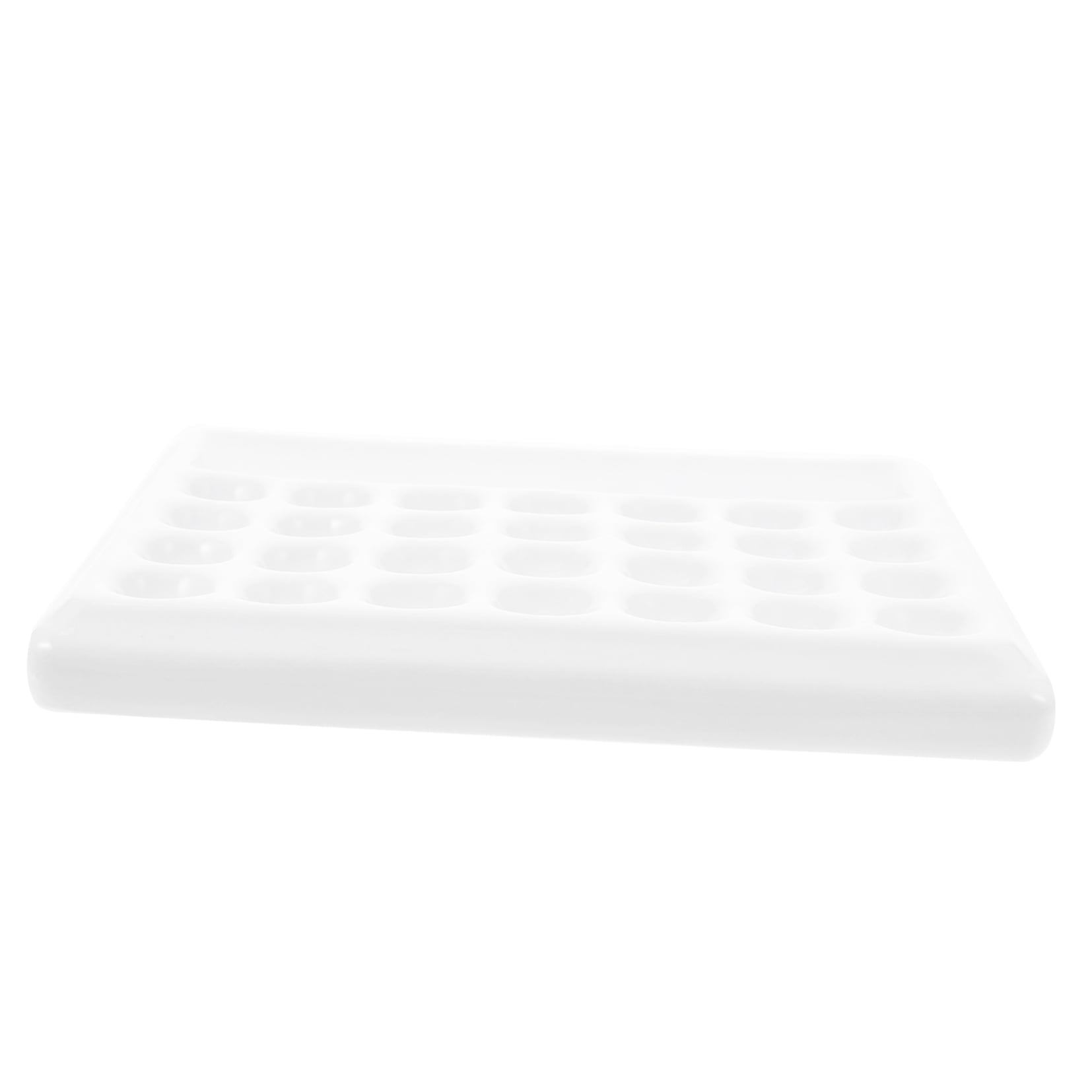 LOLIPPYY White Ceramic Painting Tray for Drawing with Smooth , Easy to Clean, Art Palette, 1 Piece