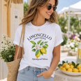 thumbnail image 6 of Women's Limoncello Lemon Graphic T-Shirt, Short-Sleeve Crew Neck Vintage Fruit Cottagecore Summer Tee, 6 of 9