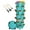 Teal, variant on 7 Tier Stackable Strawberry, Herb, Flower, and Vegetable Planter - Vertical Garden Indoor/Outdoor(Teal)