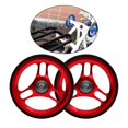 thumbnail image 1 of Langgg Folding Bike Easy Wheel EZ Wheels for Traveling Rack Red, 1 of 9
