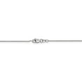thumbnail image 4 of Real 14kt White Gold .8mm Diamond Cut Round Open Link Cable Chain; 20 inch; for Adults and Teens; for Women and Men, 4 of 5