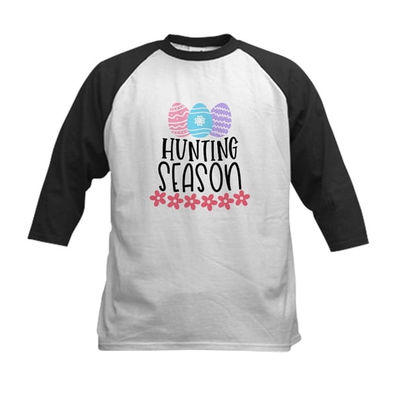 CafePress - Hunting Season Baseball Jersey - Kids Cotton Baseball Jersey, 3/4 Sleeve Shirt