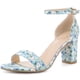 thumbnail image 1 of Sandalias de tacón grueso Perphy floral Azul 40, 1 of 6