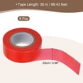thumbnail image 2 of Uxcell Flagging Tape Non-Adhesive Plastic Neon Survey Marking Tape for Tree Hunting Boundaries Hazardous Areas Red 8, 2 of 5