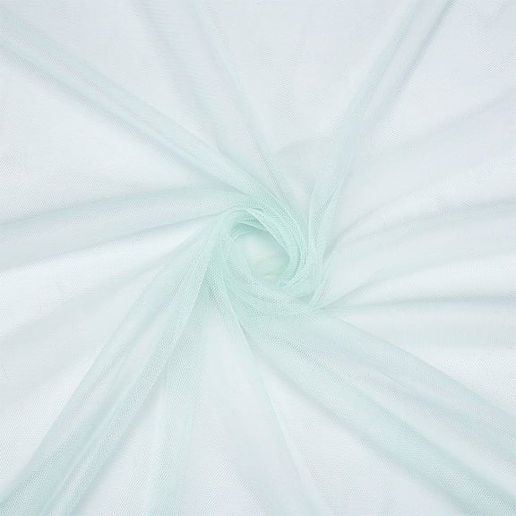 1.9 Yards Light Green Tulle Fabric by The Yard Vintage Sheer Mesh Netting Soft Voile Solid Fabrics Polyester Mosquito Net Cloth
