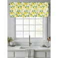 thumbnail image 4 of Valances for Windows Farmhouse Watercolor Rod Pocket Cafe Window Treatments Valance Curtains for Kitchen Bathroom Laundry Basement Windows 54"x18", 4 of 9