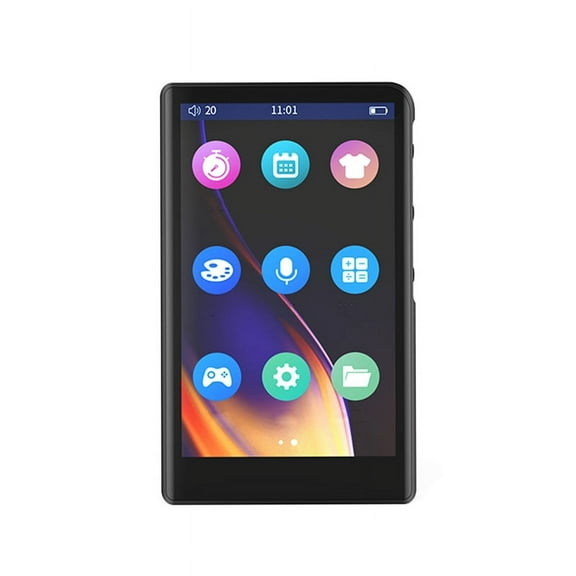 MP4 Player Bluetooth 5.0 3.8inch Full Touch Screen Supports FM Video Playback E-Book Reading Voice Recording