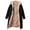 Black, variant on Womens Winter Coats Fleece Lined Long Sleeve Hooded Long Puffer Jacket Plus Size Thermal Fuzzy Outerwear with Pockets, S-5XL