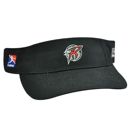 Youth Black Game - NPF HAT VISOR PRO FASTPITCH SOFTBALL AKRON RACERS YOUTH KIDS CHILD BLACK GAME