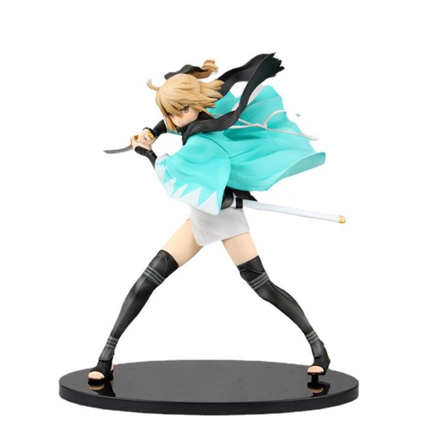 Figura de Anime Fate/Grand Order de 27cm Okita Souji Saber Alter Okita Souji sin flores modelo de mantequilla27 cm sin caja al por menor zhangyuxiang unisex