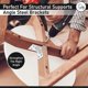 thumbnail image 4 of 20 x Corner Brace (32 x 32 x 38 x 1.5) Right Angle Fixing Bracket L Shaped Bracket, Steel 90 Degree Angle Bracket, Corner Brace, 4 of 5