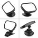 thumbnail image 5 of Aramox Espejo para bebé, 1 pieza ajustable para el asiento trasero del bebé con ventosa, color negro, 5 of 9