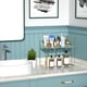 thumbnail image 3 of Organizador de encimera de baño NPPLUS, 2 niveles, acrílico dorado, 3 of 7