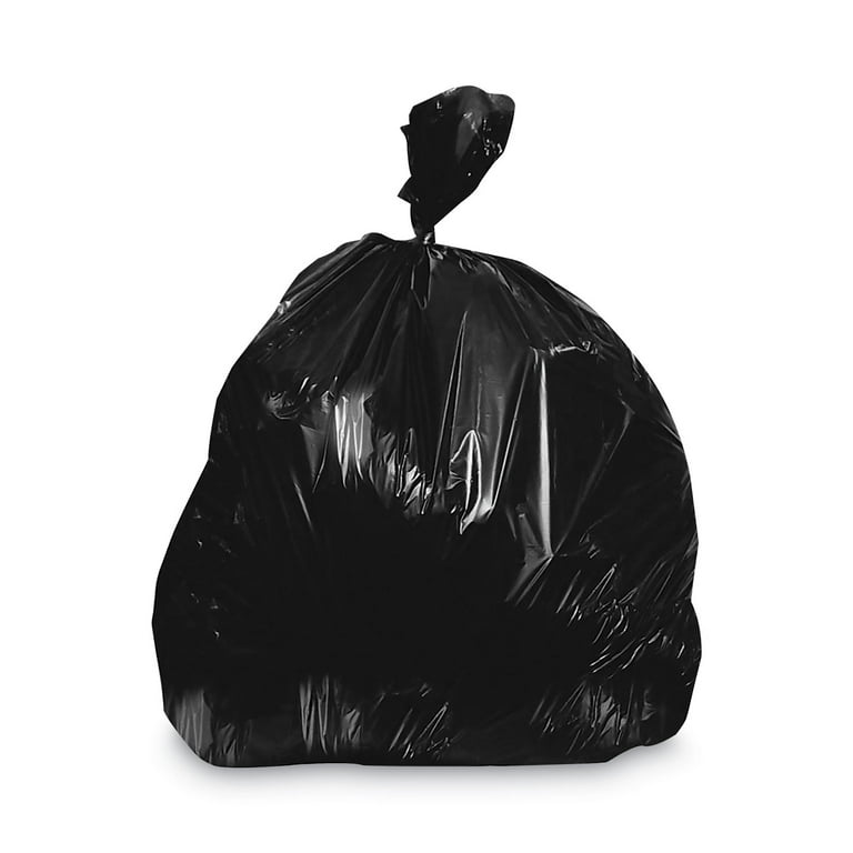 Linear Low-Density Can Liners, 40-45 gal, 1.5 mil, 40 x 46, Black, 125/Carton Linear Low-Density Can Liners, 40-45 gal, 1.5 mil, 40 x 46, Black, 125/Carton