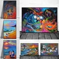 thumbnail image 2 of Disney Mickey Mouse And Minnie Colorful Canvas Painting Wall Art Donald Duck Posters Prints For Living Room Cartoon Home Decor60X80CM NO FRAME Gao Jinjia LED, 2 of 2