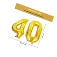 thumbnail image 4 of FESTFENDS 1Jgo Decorativos Multicolor Para De Cumpleaños 40, 4 of 5