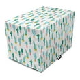 thumbnail image 1 of Cactus Dog Crate Cover, Continuous Pattern with Cartoon Prickle Plants in Pots, Easy to Use Pet Kennel Cover Small Dogs Puppies Kittens, 7 Sizes, Multicolor, by Ambesonne, 1 of 6