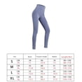 thumbnail image 2 of Pantalones de yoga elásticos Pantalones deportivos delgados Cintura alta Levantamiento de caderas, Azul, xL Vogacara AP1024-08B, 2 of 7