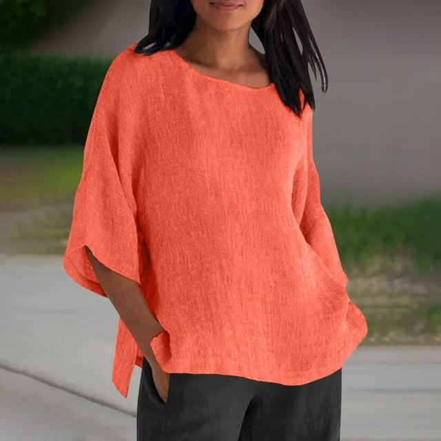 Haut à Manches Courtes Col Rond Uni pour Femmes, T-Shirt Rayé, Vêtements de Sport pour Femmes Juniors