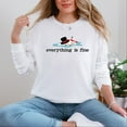 thumbnail image 6 of Everything Is Fine Melted Snowman - Garment Dyed Long Sleeve, 6 of 6