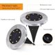 thumbnail image 5 of Lamparas solares para exterior 8 LED, lampara de jardin solar, lampara de jardin exterior lamparas jardin IP65 (8 blanco calido) oso de fresa Electrónica, 5 of 5
