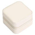 thumbnail image 1 of Mini estuche de viaje para joyas, caja de almacenamiento de exhibición ligera, joyero pequeño para EstiloE-Blanco jinwen Estuche de viaje para joyería, 1 of 8