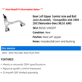 thumbnail image 2 of Rear Left Upper Control Arm and Ball Joint Assembly - Compatible with 2000 - 2003 Mercedes-Benz ML55 AMG 2001 2002, 2 of 2
