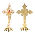 thumbnail image 3 of Metal Standing CrossMetal Standing Cross Red Crucifix Wall Cross Catholic Standing Cross Compact and Lightweight, 3 of 4