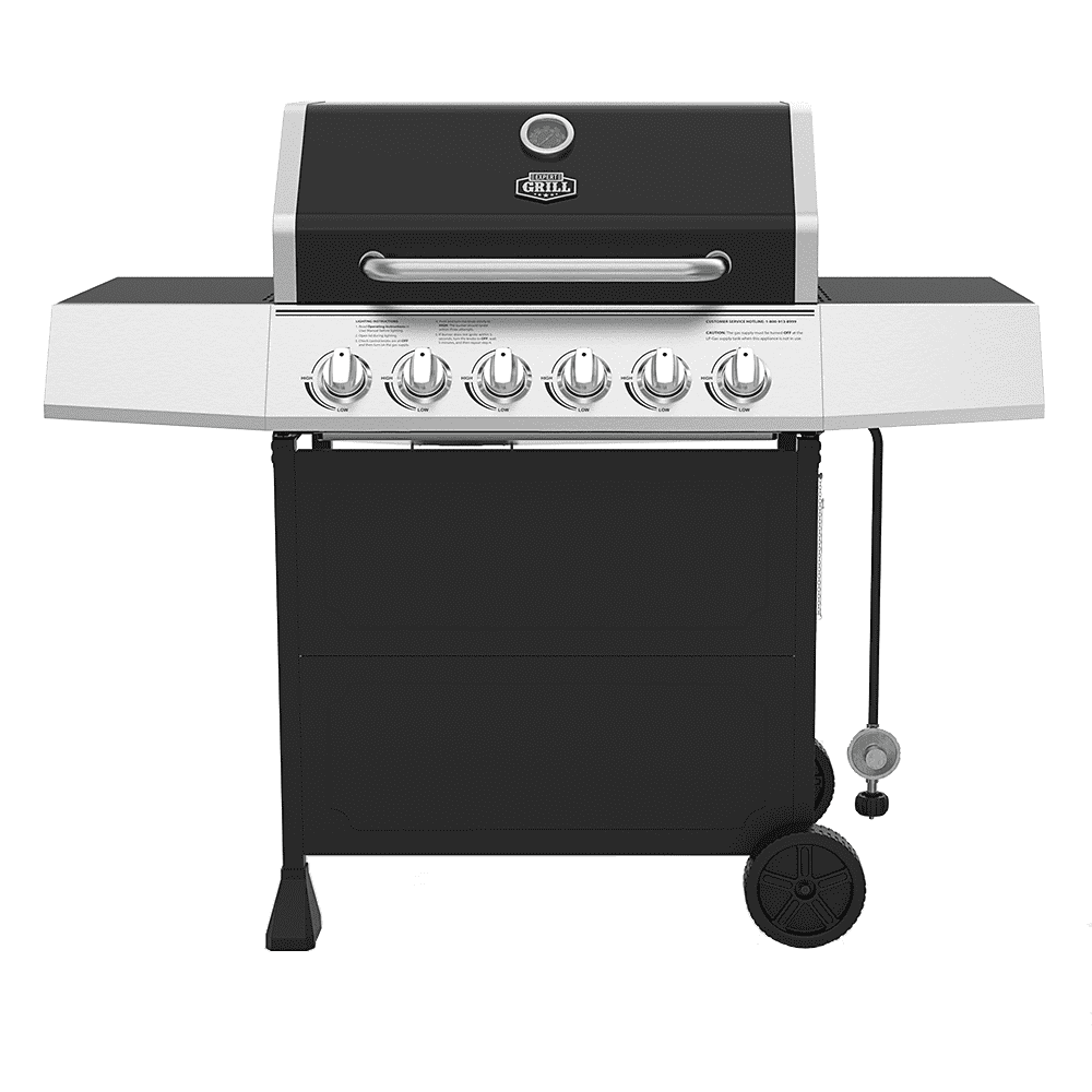 Expert Grill 6 Burner Propane Grill Black Walmart Com Walmart Com