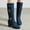 Dark Blue, variant on Babysbule Women's Boot Fashion Women's Warm Square Heel Shoes Casual Long Tube Fashion Boots