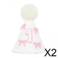 thumbnail image 1 of 2 Conjuntos De Gorros Para El Primer Cumpleaños, Decoración Para La Fiesta Del Primer Cumpleaños Del Bebé Para Niños Y Niñas., 1 of 8