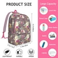 thumbnail image 4 of Country Farmhouse Floral Backpack – Rustic Bloom Pattern, Lightweight Travel Daypack with Comfortable Straps for Students and Teens, 4 of 5