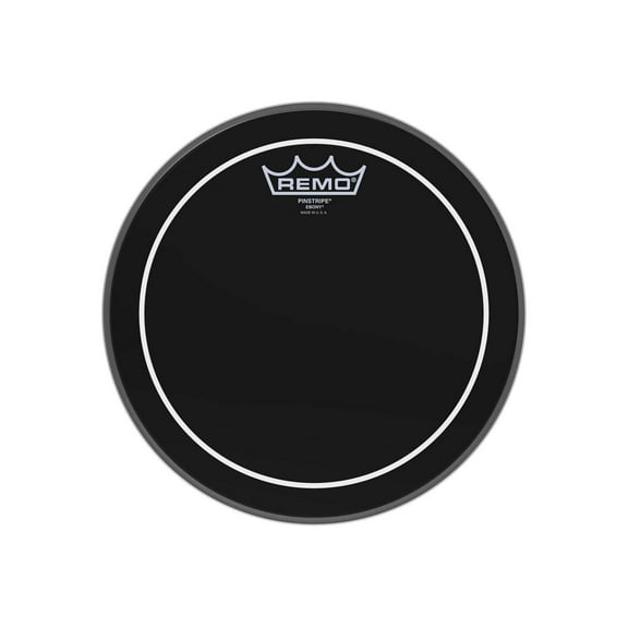 REMO 10" EBONY PINSTRIPE