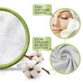 thumbnail image 4 of 16 Piece Reusable Makeup Remover Pads with Washable Laundry Bag and Round Box for Storage for All Skin Bamboo Fiber Makeup Remover Pads, 4 of 7