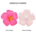thumbnail image 3 of SKISUNO 10Ud Flores Artificiales Hibiscus Rosa De Eva Para De Fiesta Hogar Oficina, 3 of 7