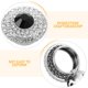 thumbnail image 3 of unbranded 2Ud Botones Clip Con Circular Para Accesorios De Aleación Con, 3 of 8