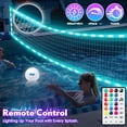 thumbnail image 2 of Set de juego de voleibol y baloncesto para piscina OHYEMO con luces LED, 2 of 7