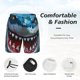 thumbnail image 3 of Balery Cartoon Cute Shark Bañador para hombre, shorts de playa de secado rápido con entrepierna y forro de compresión-Large, 3 of 6