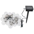 thumbnail image 1 of Cadena de luces solares, 20 LED, bombillas solares G50, cadena de luces decorativas, máxima eficiencia, 1 of 12